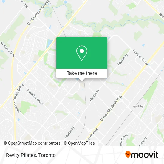 Revity Pilates map