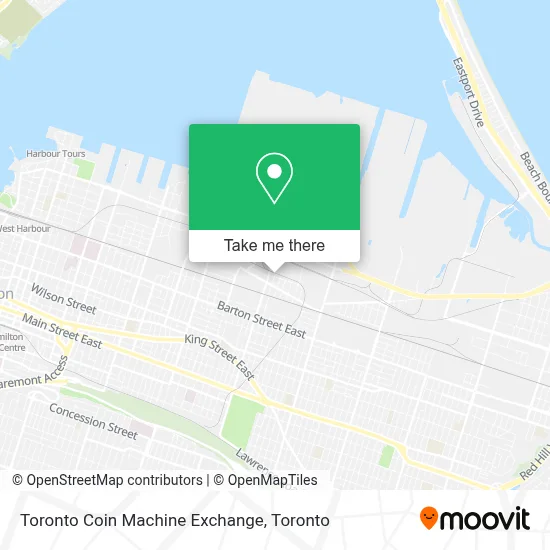 Toronto Coin Machine Exchange map
