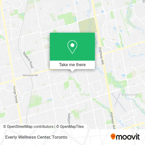 Everly Wellness Center map