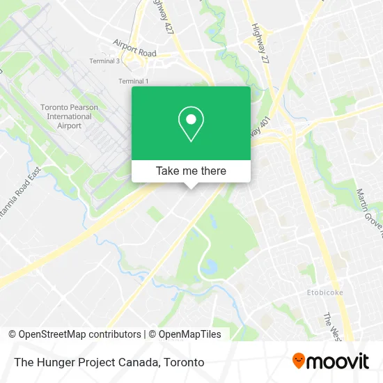 The Hunger Project Canada map