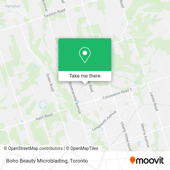 Boho Beauty Microblading map