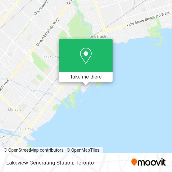 Lakeview Generating Station map