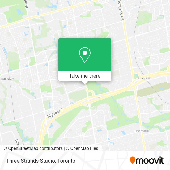 Three Strands Studio map