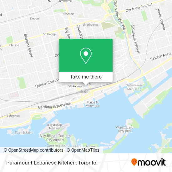 Paramount Lebanese Kitchen map