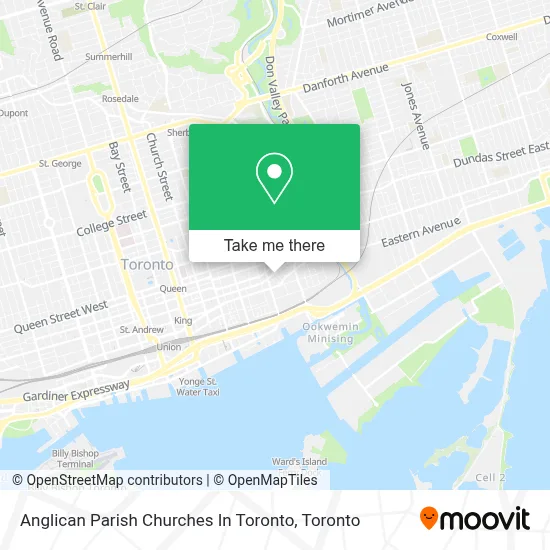 Anglican Parish Churches In Toronto map