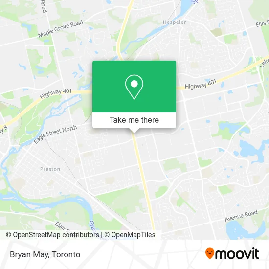 Bryan May map