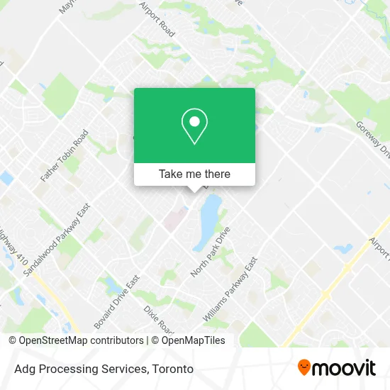 Adg Processing Services map