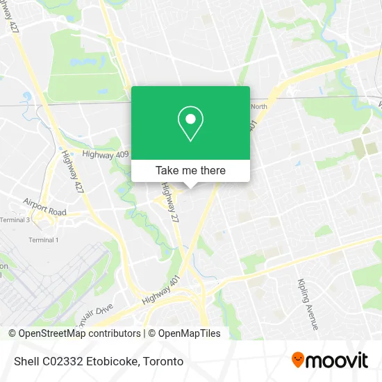 Shell C02332 Etobicoke map