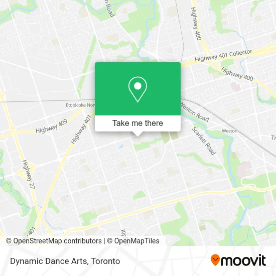 Dynamic Dance Arts map