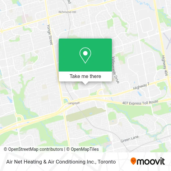 Air Net Heating & Air Conditioning Inc. map