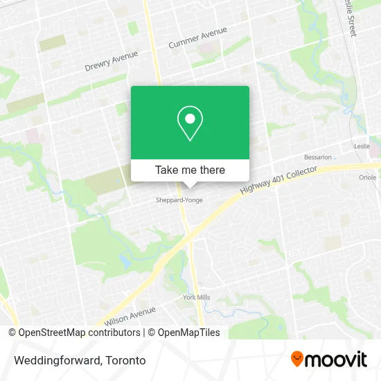 Weddingforward map