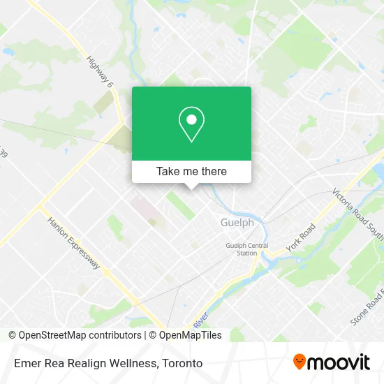 Emer Rea Realign Wellness map