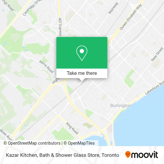 Kazar Kitchen, Bath & Shower Glass Store map