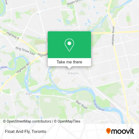 Float And Fly map