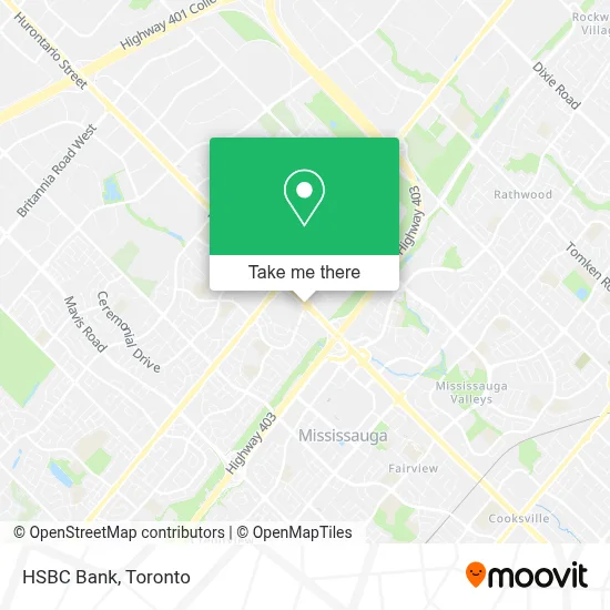Hsbc Bank map