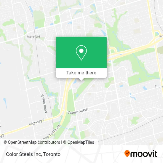 Color Steels Inc map