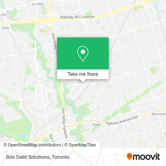 Bdo Debt Solutions map