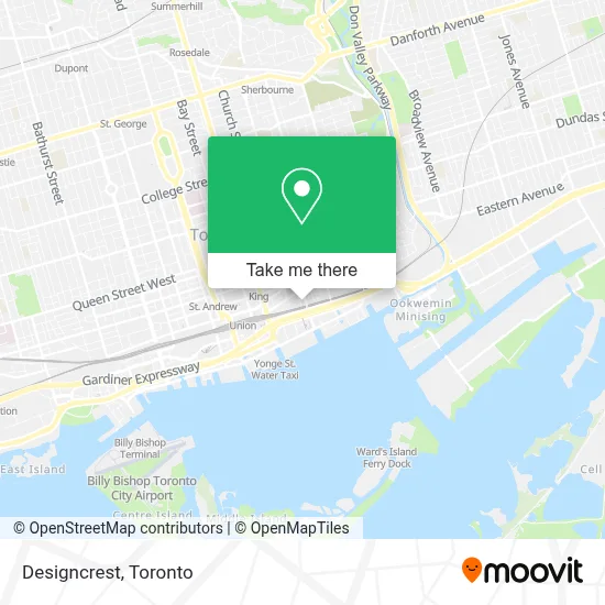 Designcrest map