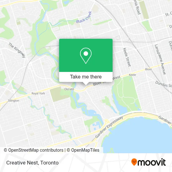 Creative Nest map