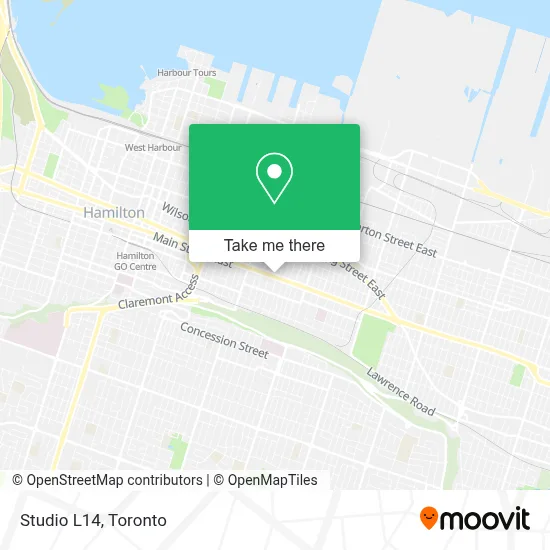 Studio L14 map