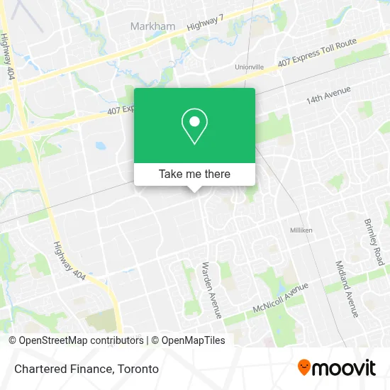 Chartered Finance map