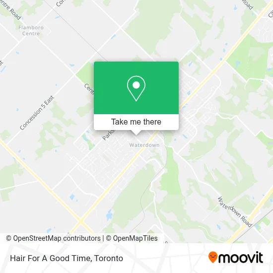 Hair For A Good Time map