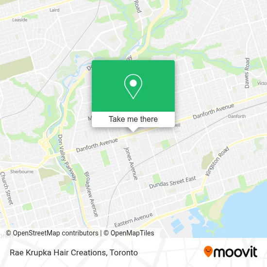 Rae Krupka Hair Creations map