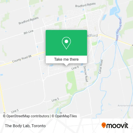 The Body Lab map