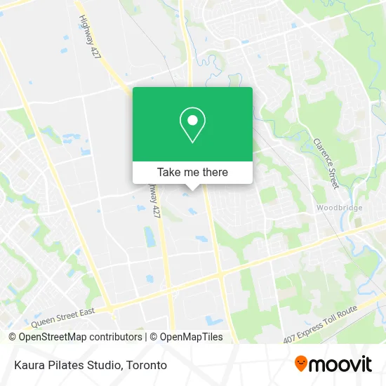 Kaura Pilates Studio map