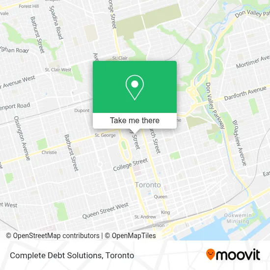 Complete Debt Solutions map