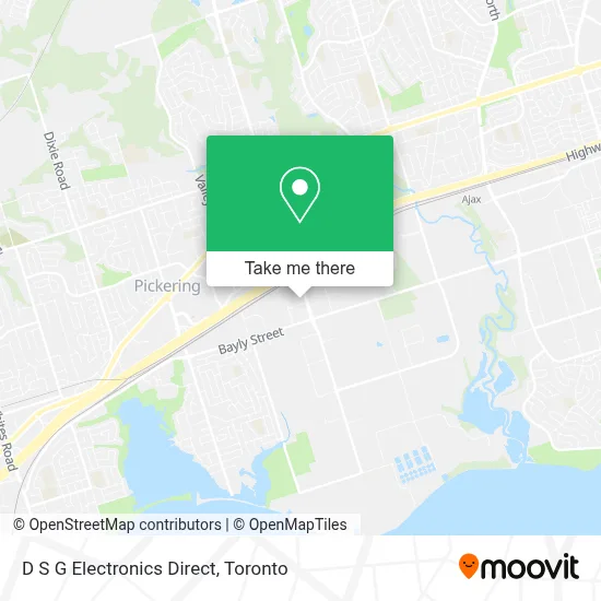 D S G Electronics Direct map