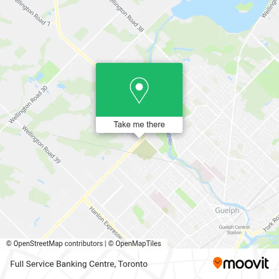 Full Service Banking Centre map