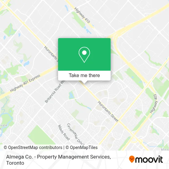 Almega Co. - Property Management Services map
