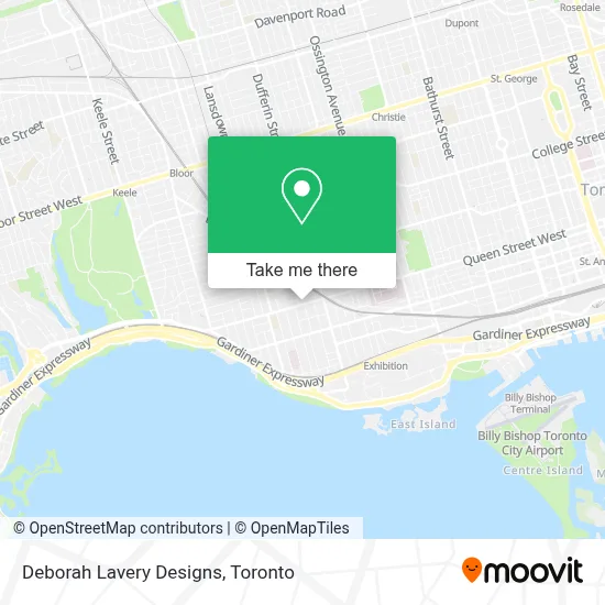 Deborah Lavery Designs map