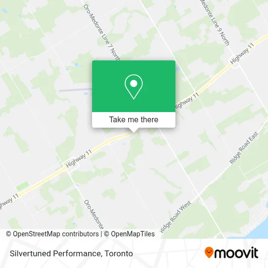 Silvertuned Performance map