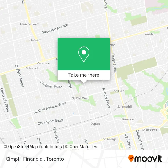 Simplii Financial map