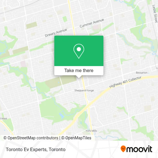 Toronto Ev Experts map
