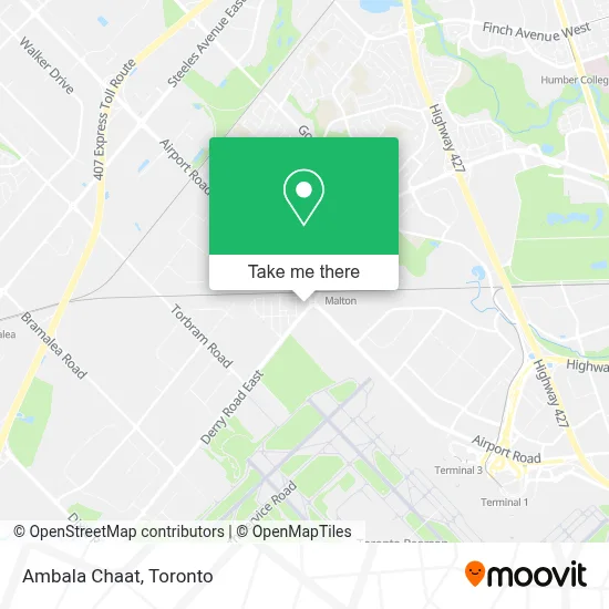 Ambala Chaat map