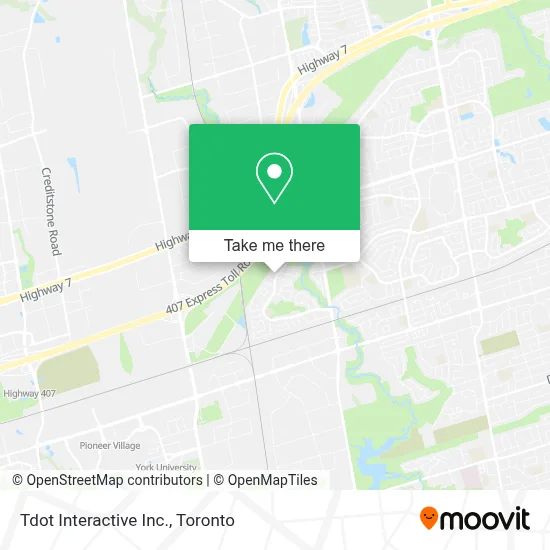 Tdot Interactive Inc. map