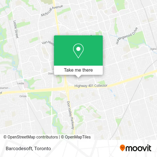 Barcodesoft map