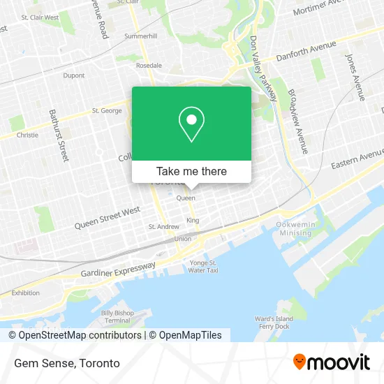 Gem Sense map