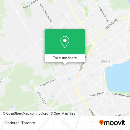 Codetec map