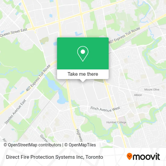 Direct Fire Protection Systems Inc map