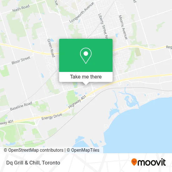 Dq Grill & Chill map