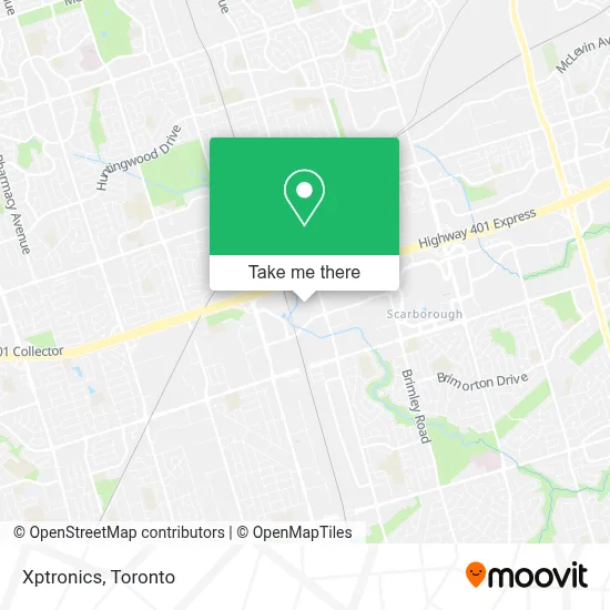 Xptronics map
