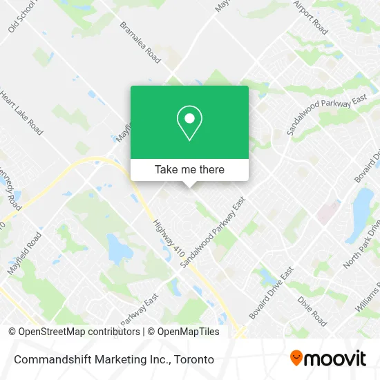 Commandshift Marketing Inc. map