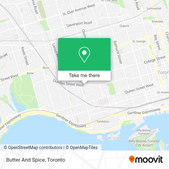 Butter And Spice map