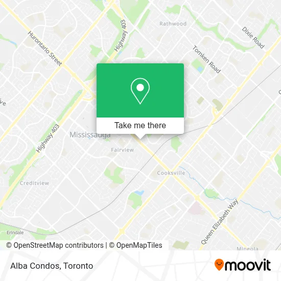 Alba Condos map