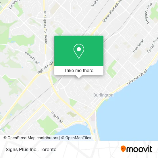 Signs Plus Inc. map