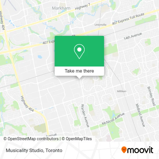 Musicality Studio map